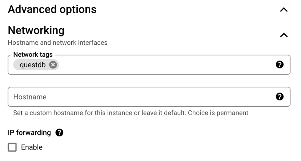 Applying a Network tag to a Compute Engine VM Instance on Google Cloud Platform